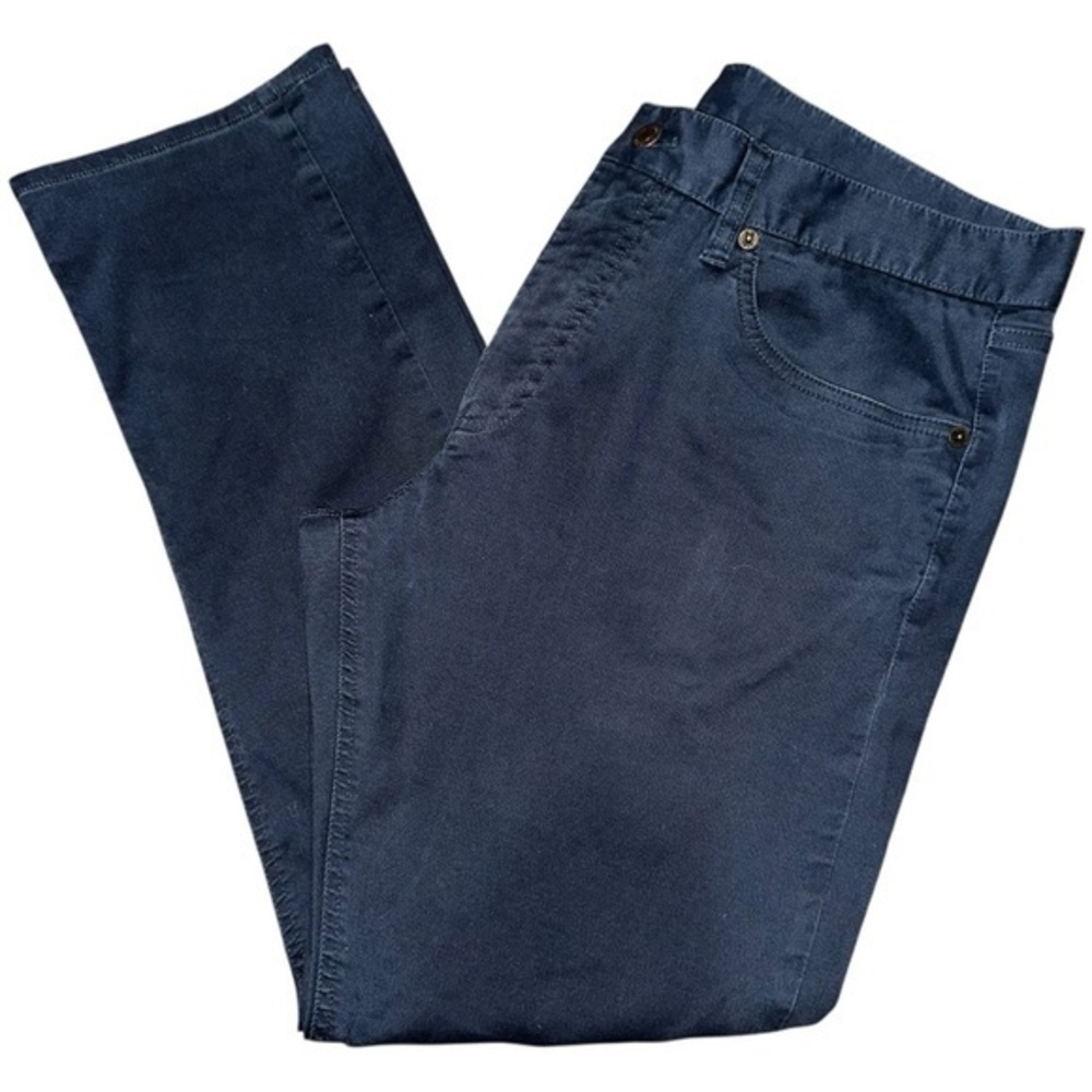 Brooks Brothers Men’s Size 36 x 30 Navy Blue Cotton Blend 5 Pocket Pants